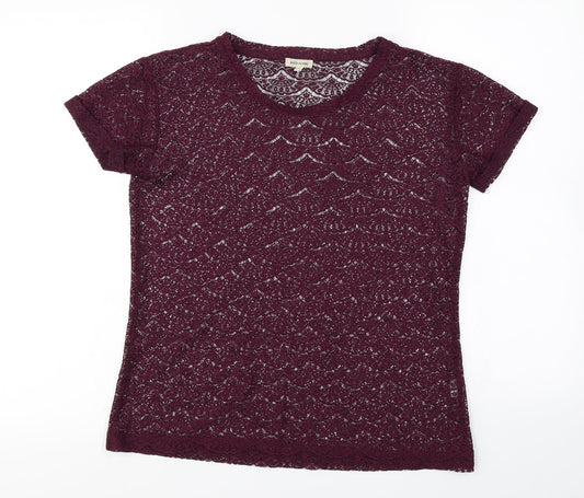 River Island  Womens Purple   Basic T-Shirt Size 6