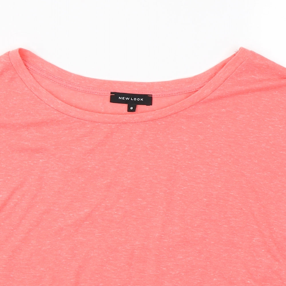 New Look  Womens Pink   Basic T-Shirt Size 8