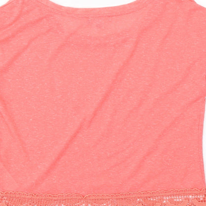 Preloved New Look  Womens Pink   Basic T-Shirt Size 8 - Label