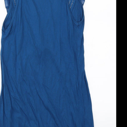 Preloved Miss Selfridge  Womens Blue   Basic Blouse Size 8 - Label