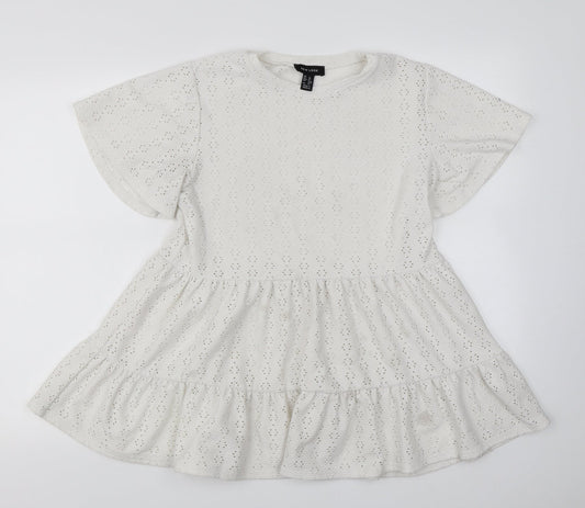 New Look  Womens White   Basic Blouse Size 12