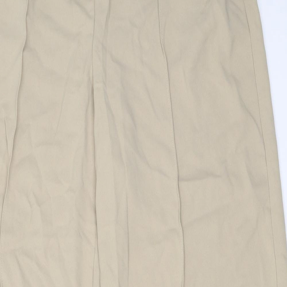 Marks and Spencer  Womens Beige   Trousers  Size 16 L30 in