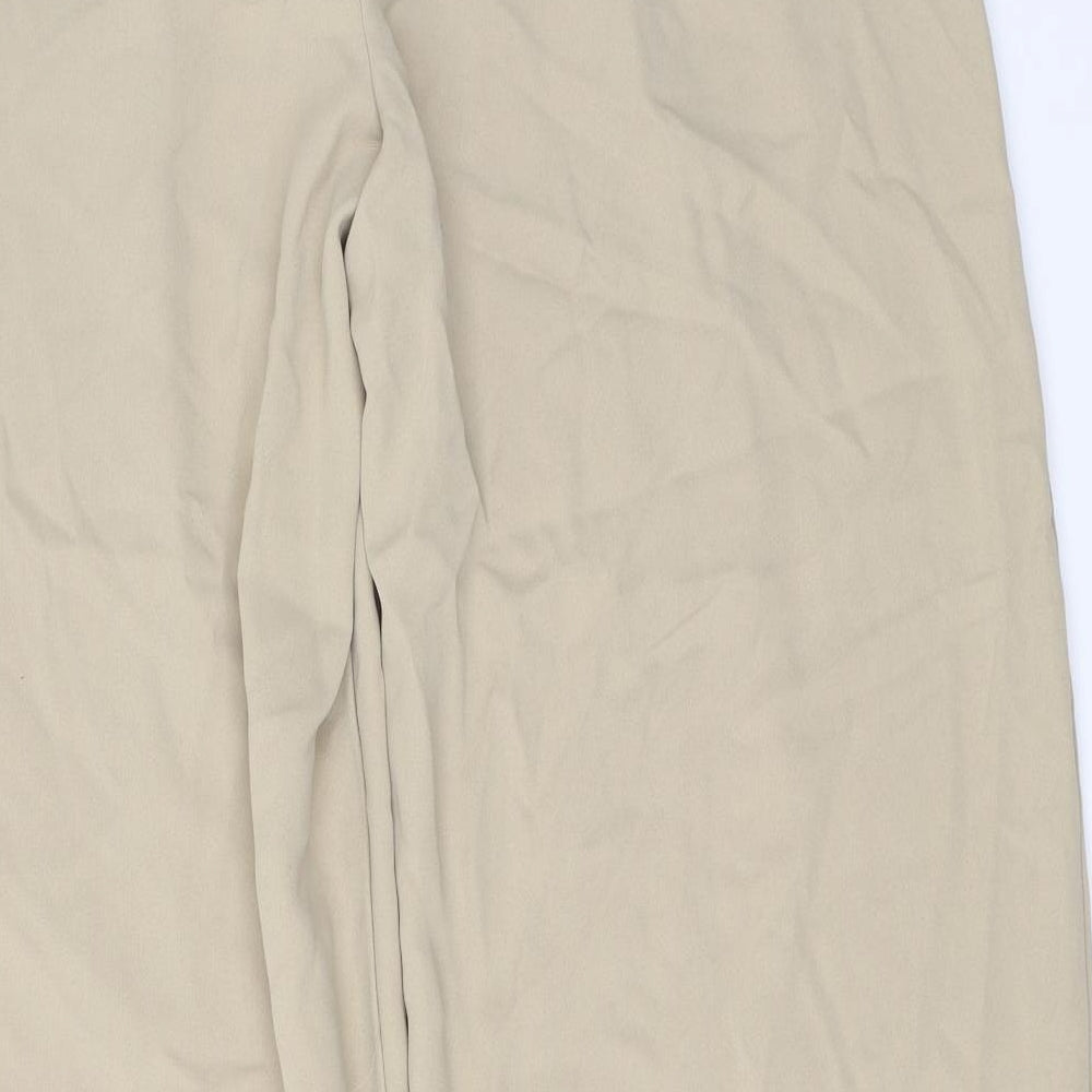 Marks and Spencer  Womens Beige   Trousers  Size 16 L30 in