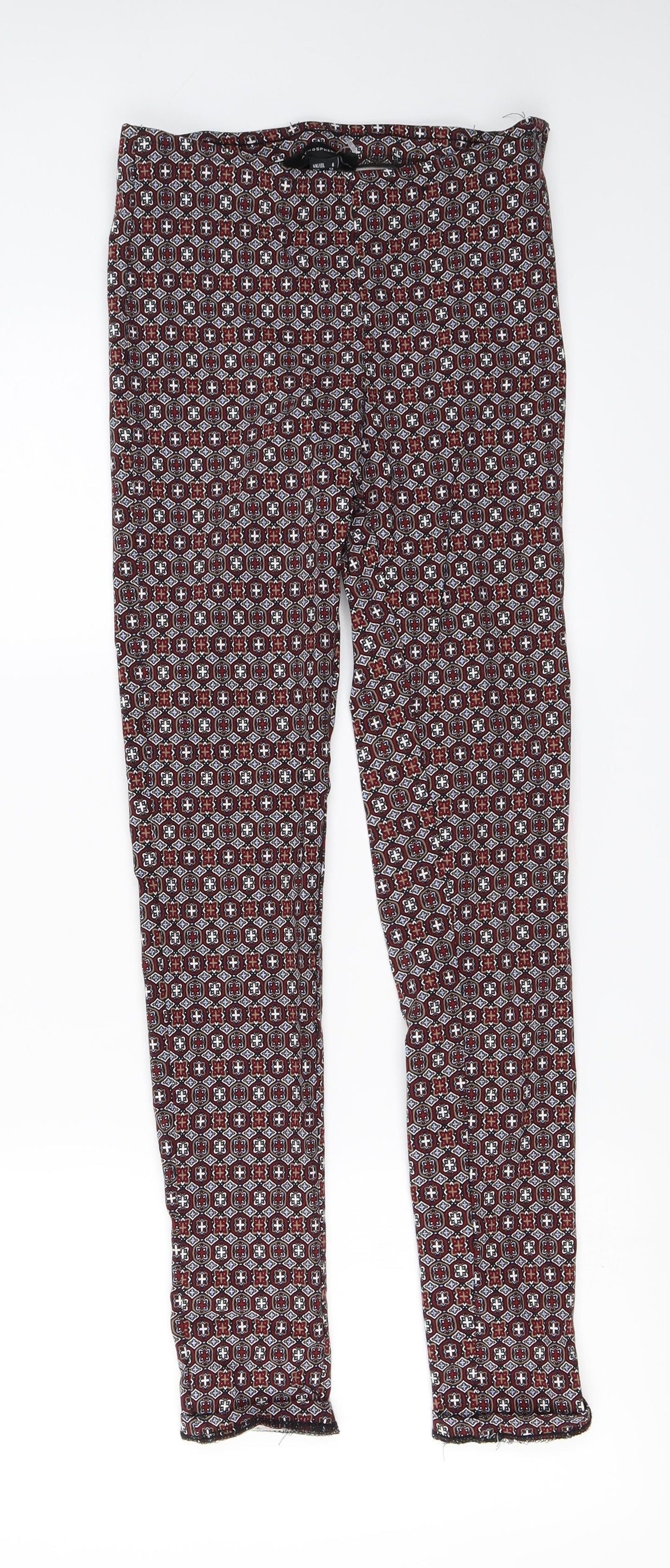 Atmosphere  Womens Red   Trousers  Size 6 L24 in