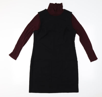 Preloved Peacocks  Womens Black   A-Line  Size 8 - Front