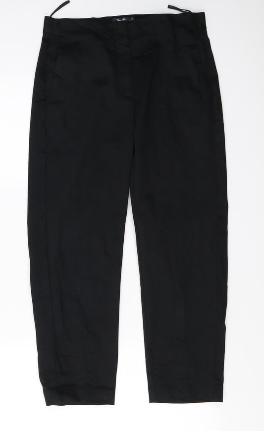 Marks and Spencer  Womens Black   Trousers  Size 10 L20 in
