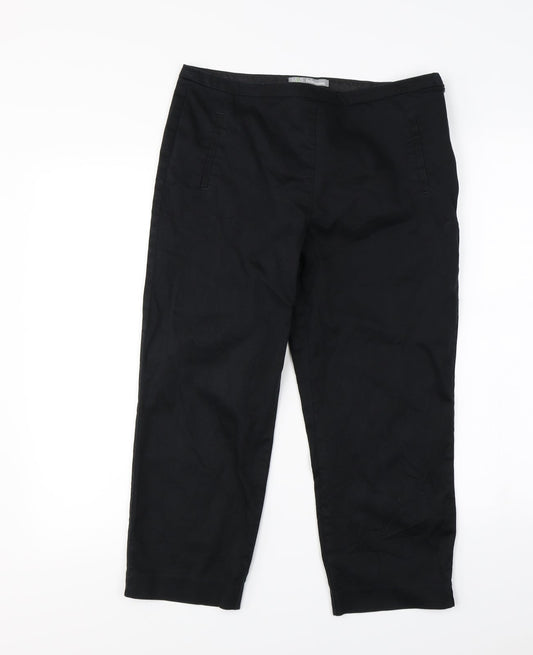 Marks and Spencer  Womens Black   Trousers  Size 12 L20 in