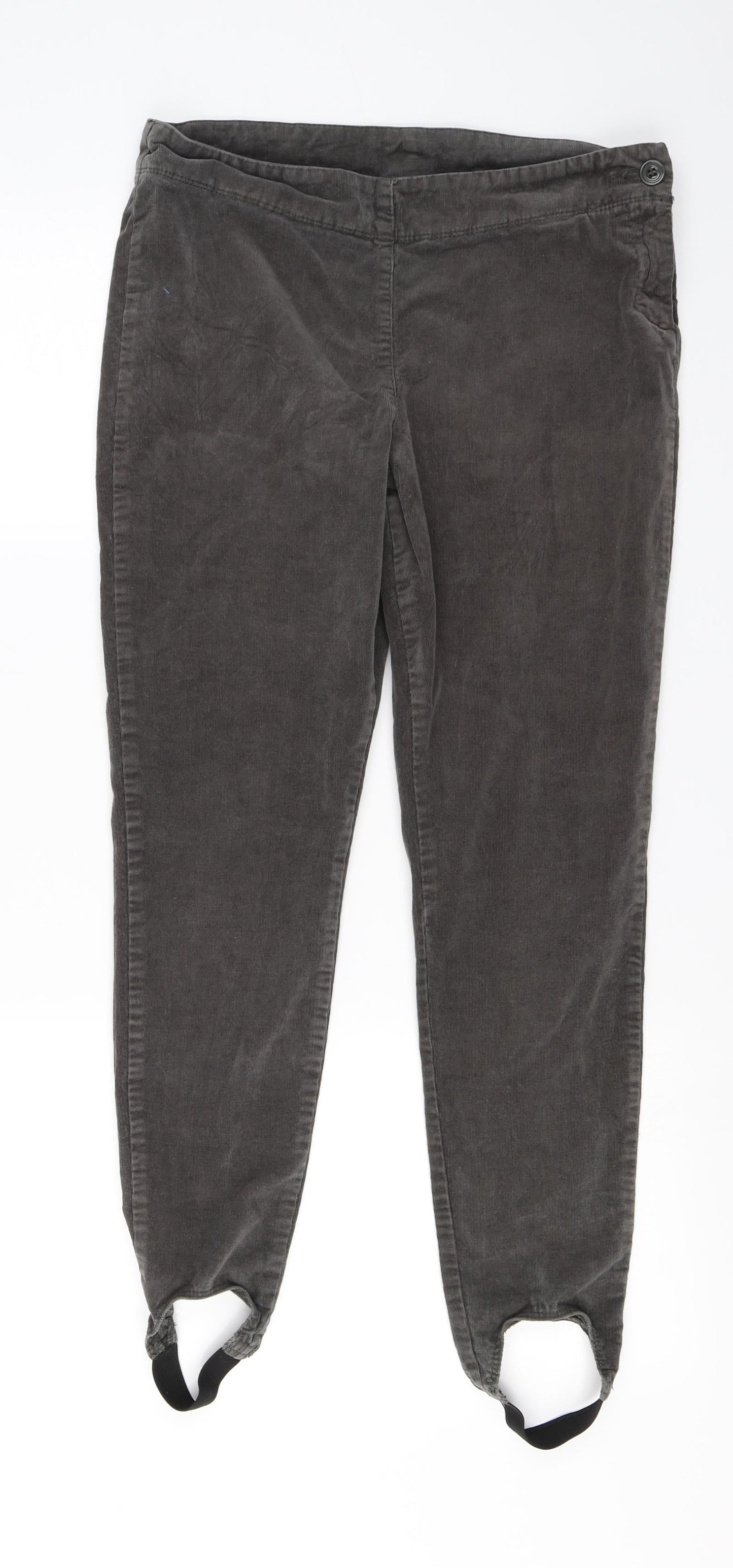 Marks and Spencer  Womens Grey   Trousers  Size 10 L23 in