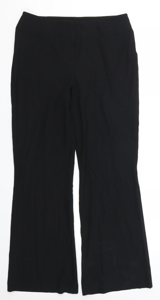 Marks and Spencer Womens Black   Trousers  Size 14 L30 in