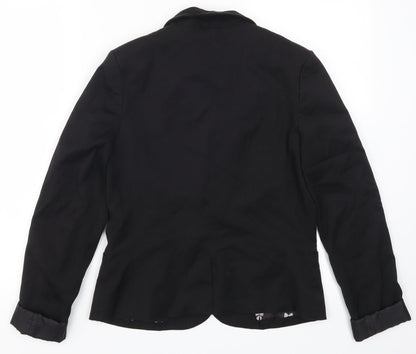 Preloved H&M Womens Black   Jacket Suit Jacket Size 12 - Back