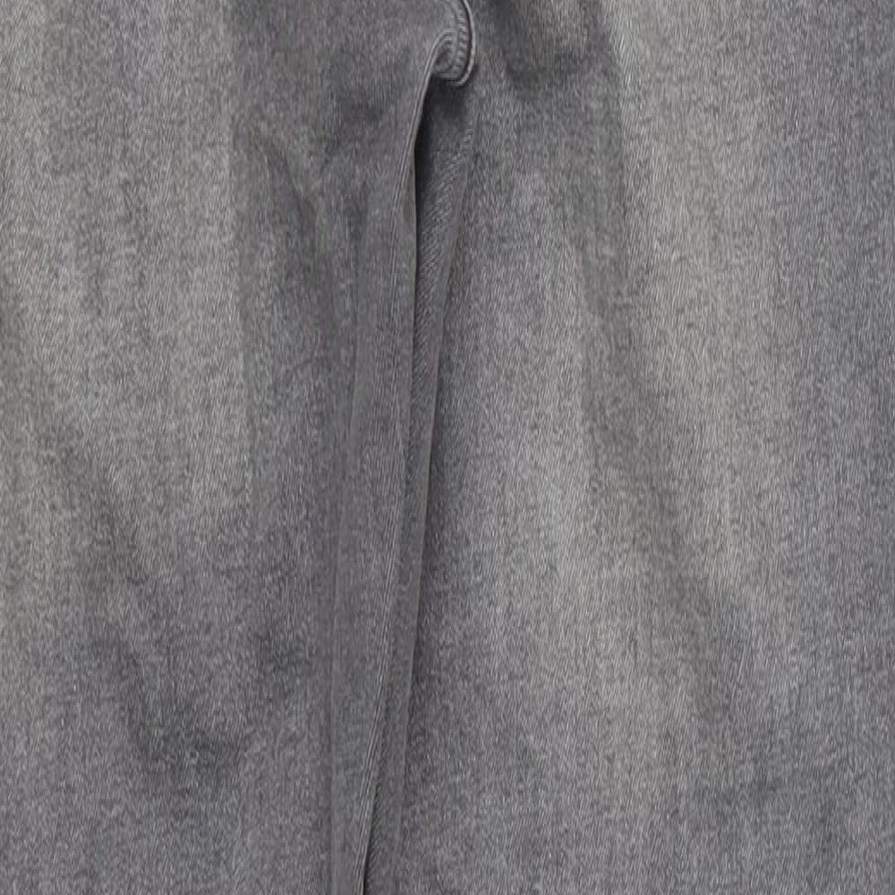 Topshop Womens Grey  Denim Skinny Jeans Size 30 L26 in