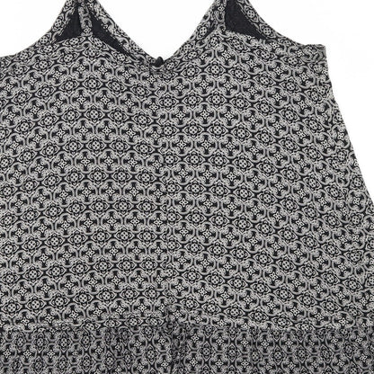 Preloved Arcadia Womens Grey Geometric  Basic Tank Size 16 - Label