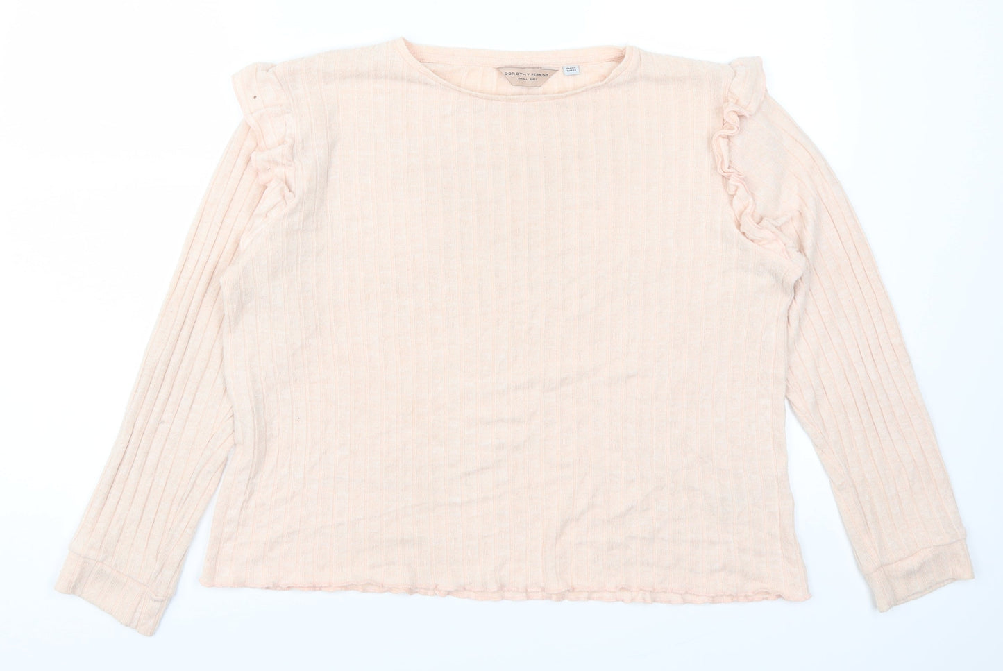 Dorothy Perkins Womens Pink Solid  Top Pyjama Top Size S
