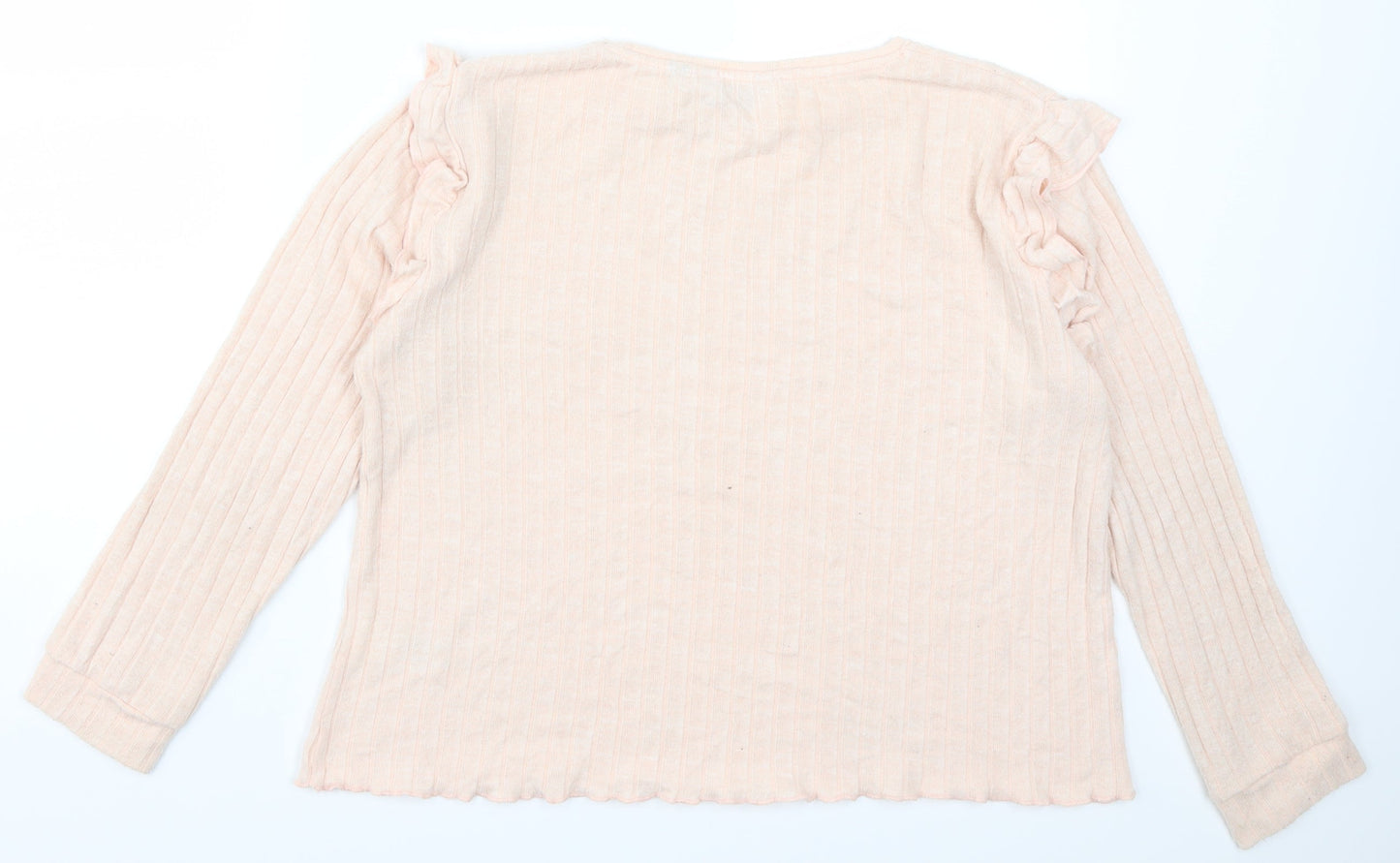 Dorothy Perkins Womens Pink Solid  Top Pyjama Top Size S