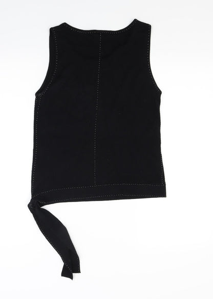 Preloved InWear Womens Black  Knit Basic Tank Size M - Back