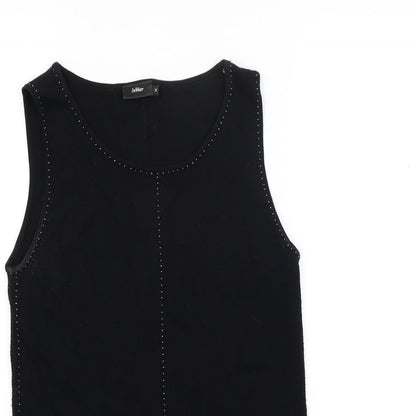 Preloved InWear Womens Black  Knit Basic Tank Size M - Detail