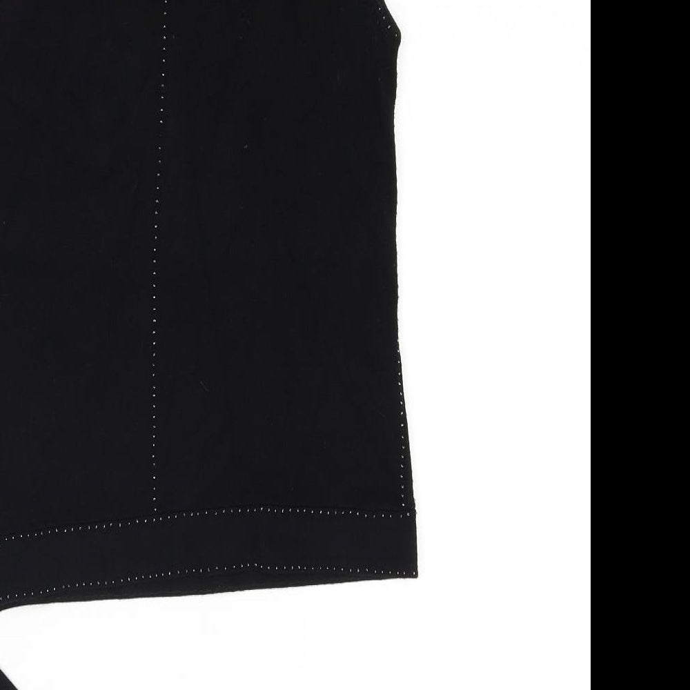 InWear Womens Black  Knit Basic Tank Size M