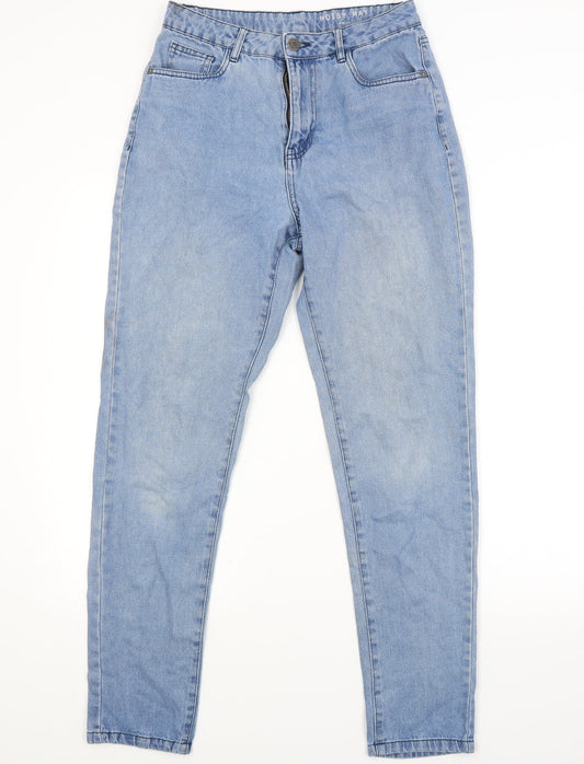 Preloved Noisey Man Womens Blue  Denim Tapered Jeans Size 28 L29 in - Front