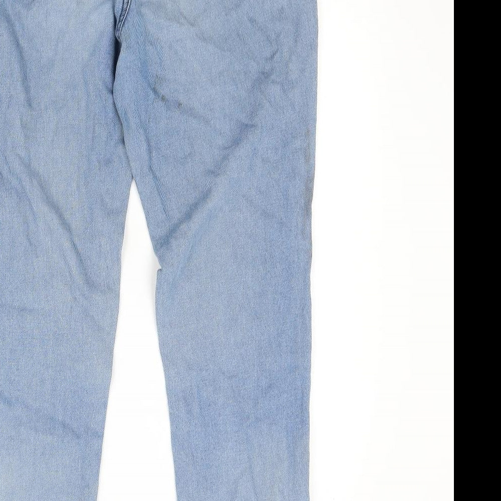 Noisey Man Womens Blue  Denim Tapered Jeans Size 28 L29 in