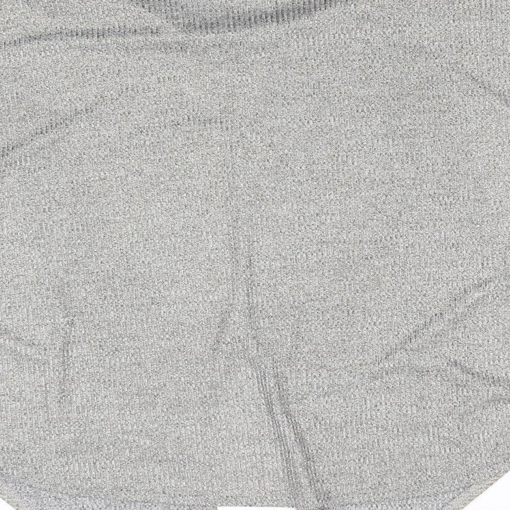 New Look Womens Silver   Basic T-Shirt Size M