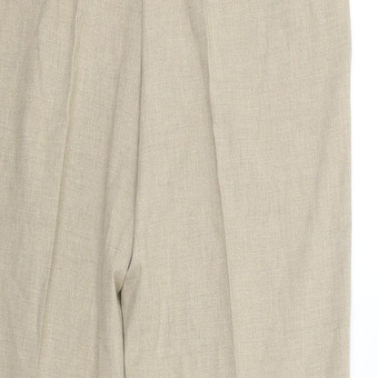 Preloved Blanchelle Womens Beige   Trousers  Size 14 L27 in - Label