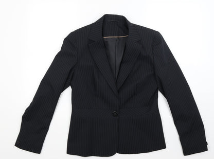 Preloved F&F Womens Blue   Jacket  Size 12 - Front