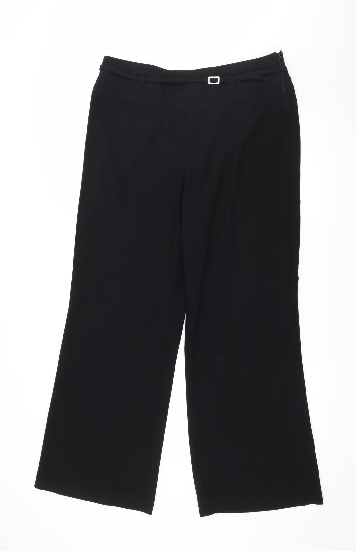 Marks and Spencer Womens Black   Trousers  Size 16 L31 in