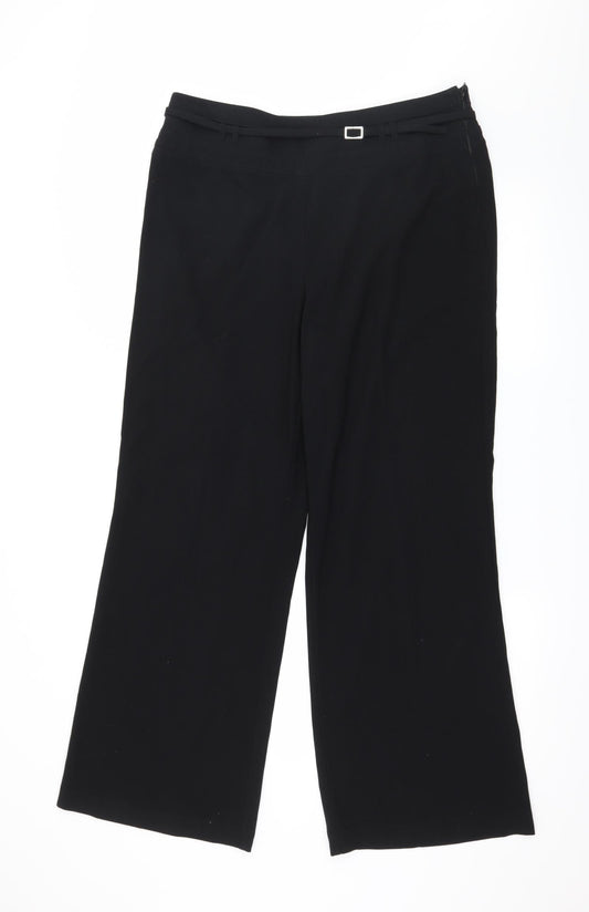 Marks and Spencer Womens Black   Trousers  Size 16 L31 in