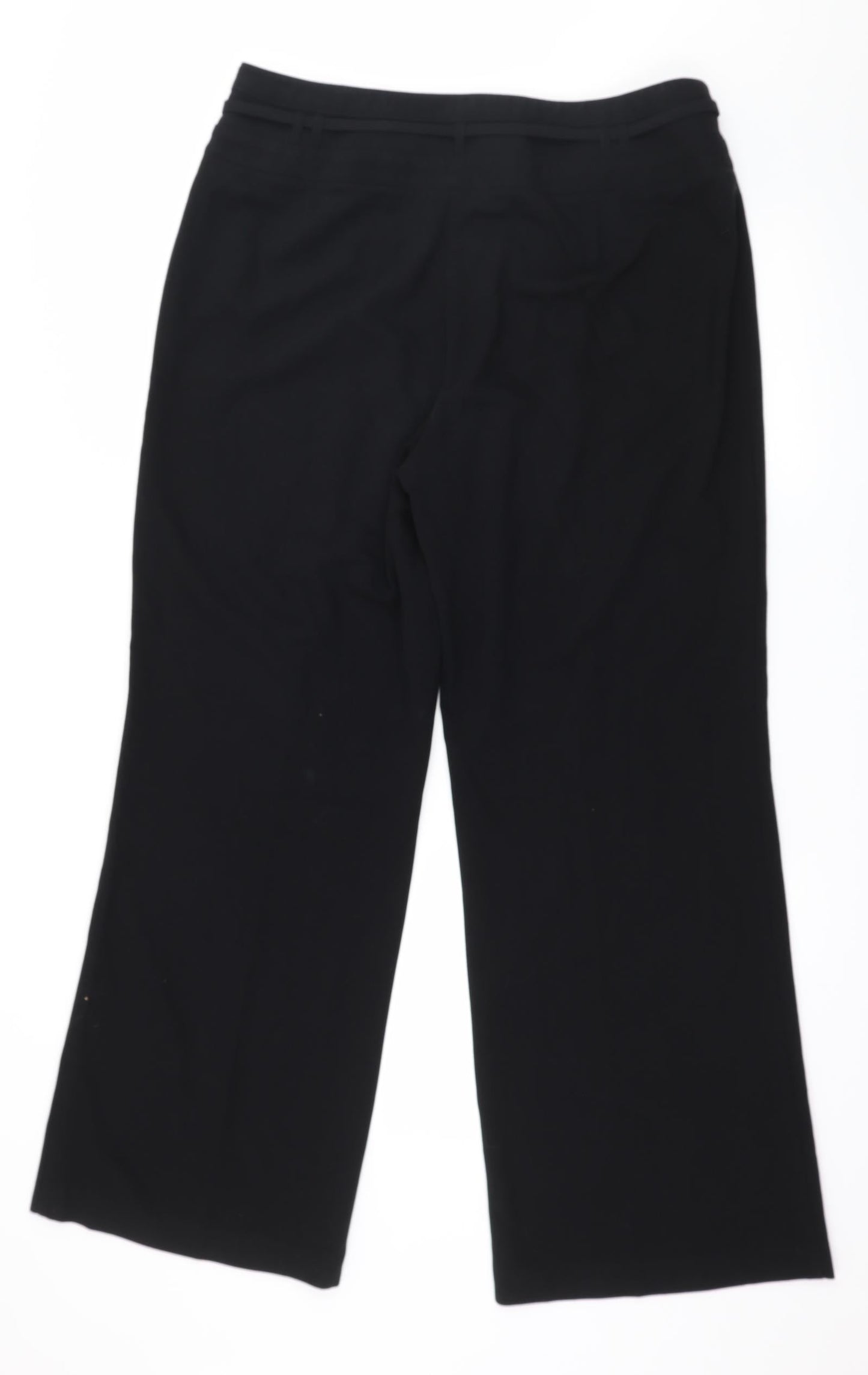 Marks and Spencer Womens Black   Trousers  Size 16 L31 in