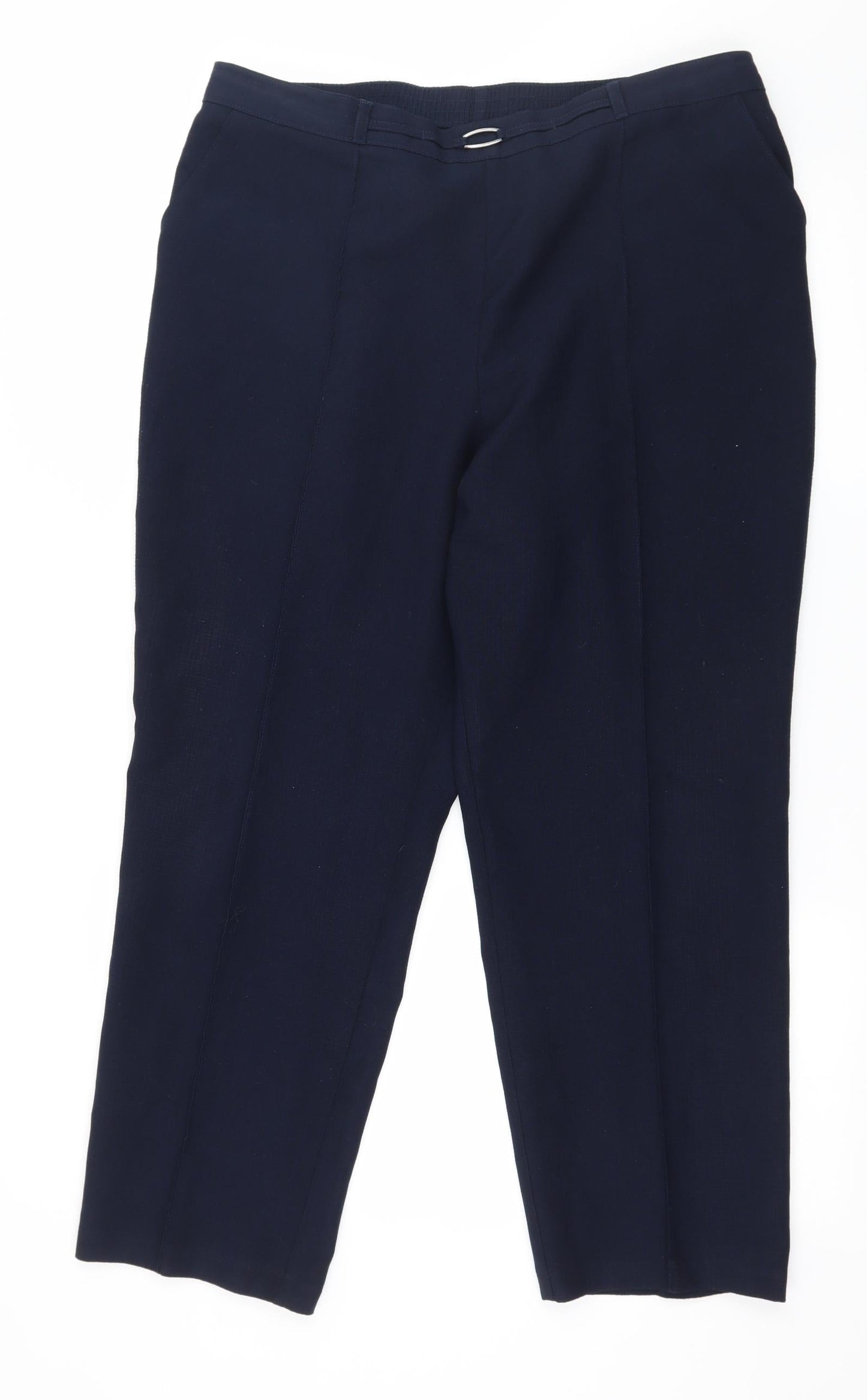 Marks and Spencer Womens Blue   Trousers  Size 16 L26 in