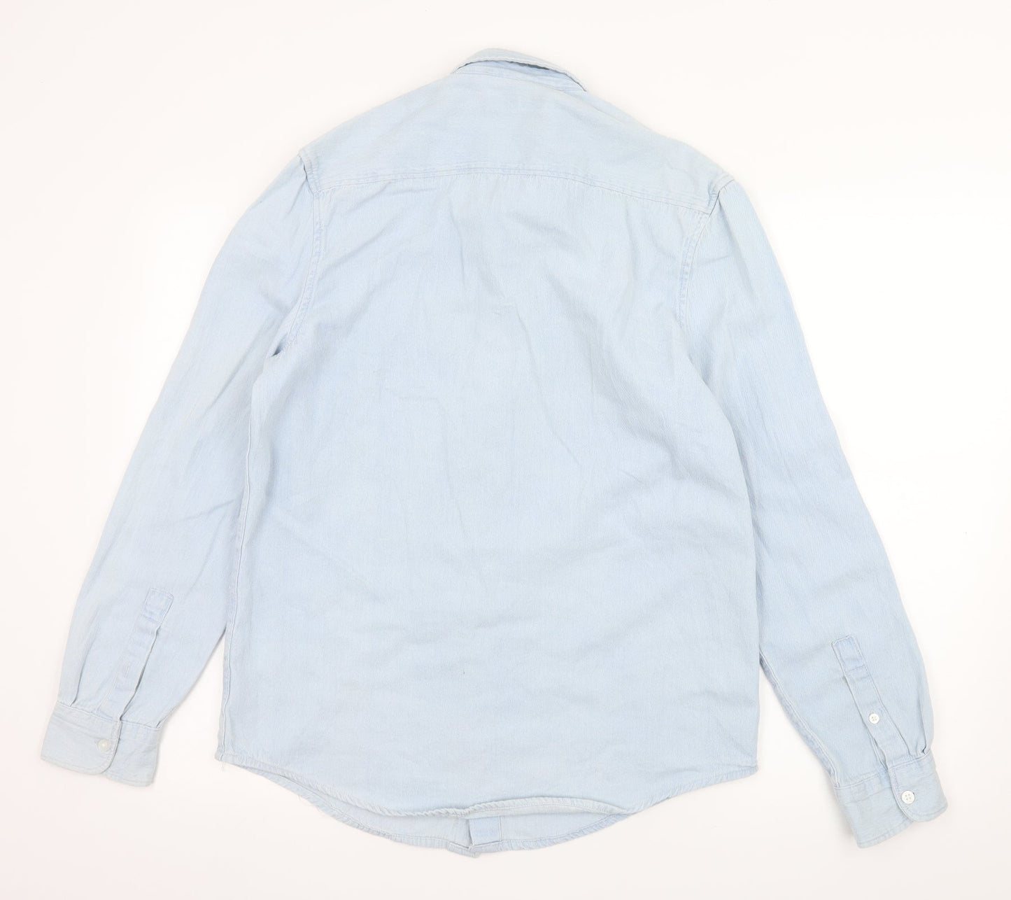 Cedar Wood State Mens Blue    Button-Up Size M