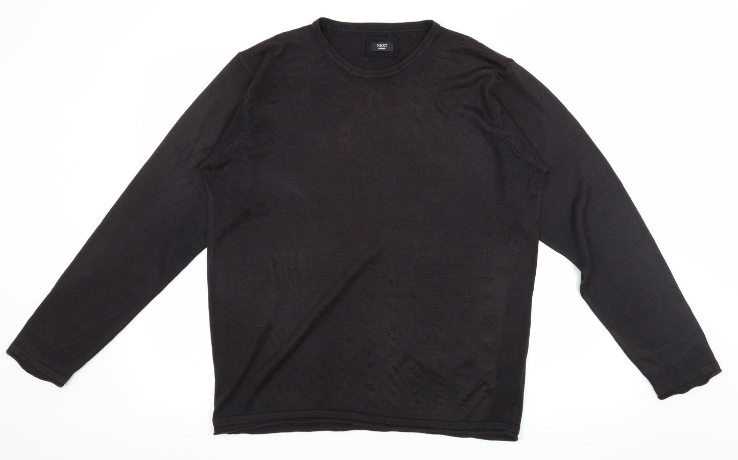 NEXT Womens Black  Knit Basic T-Shirt Size M