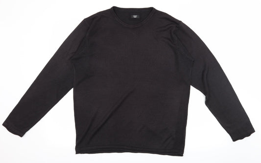 NEXT Womens Black  Knit Basic T-Shirt Size M