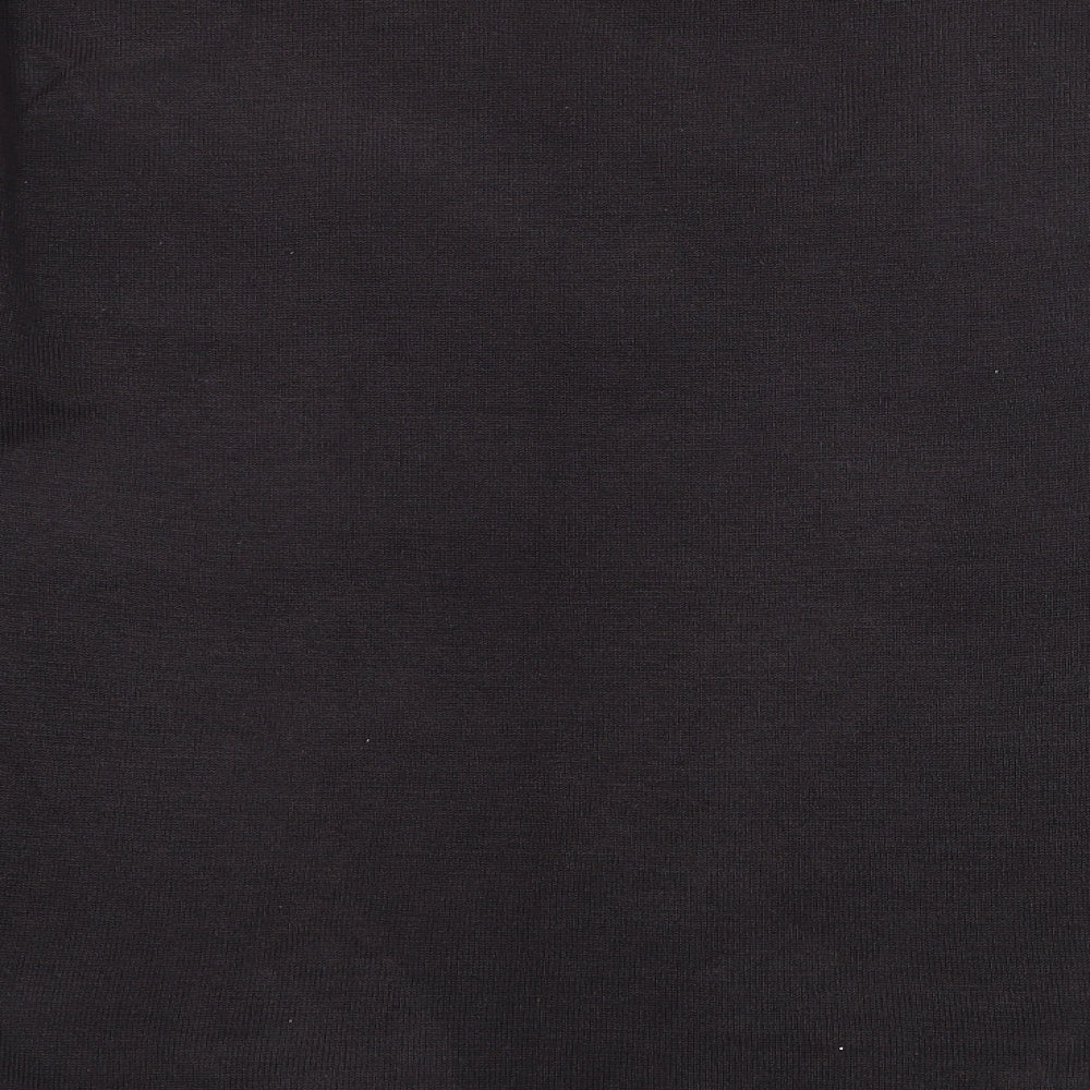 NEXT Womens Black  Knit Basic T-Shirt Size M