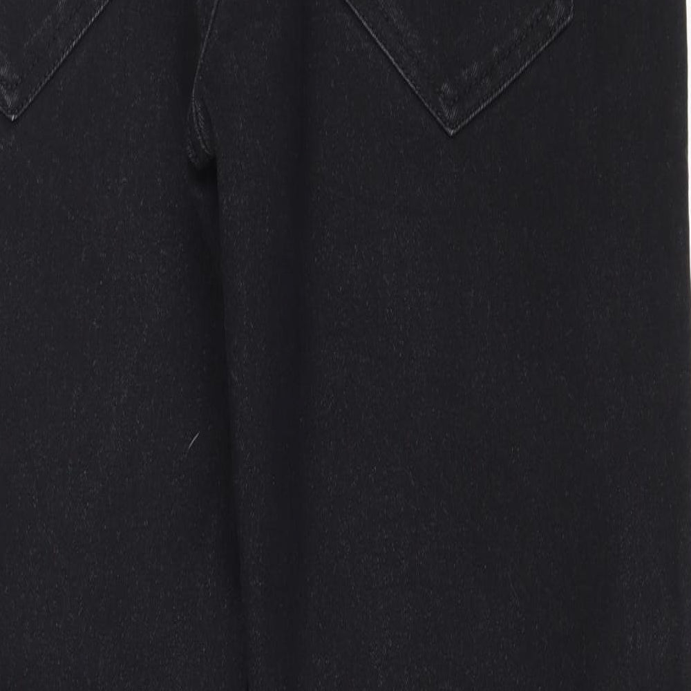 Easy Mens Black  Denim Skinny Jeans Size 32 in L30 in