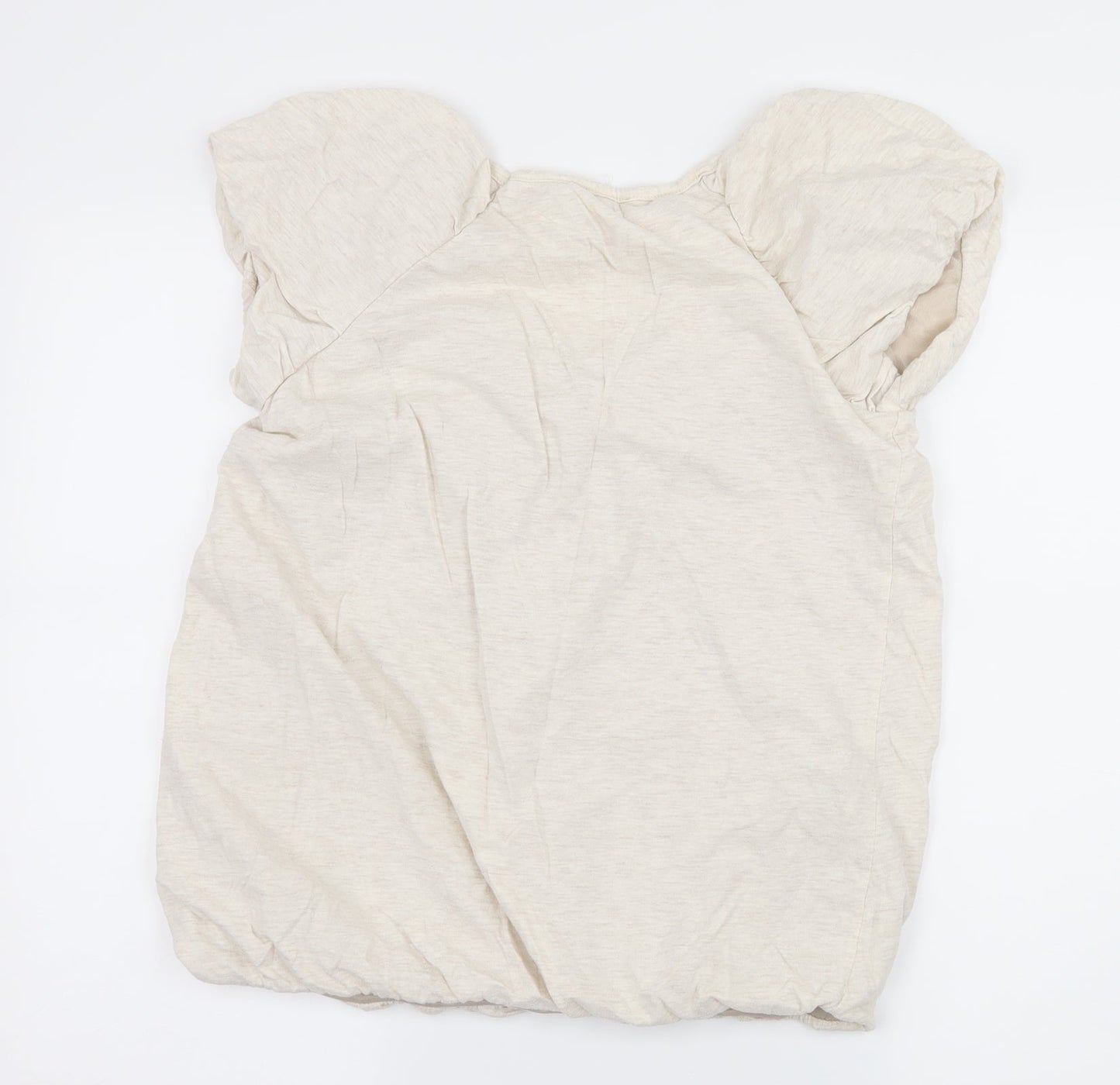 New Look Womens Ivory   Basic T-Shirt Size 14