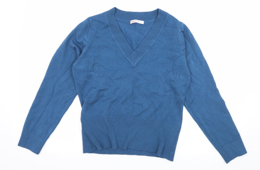 Papaya Womens Blue  Knit Pullover Jumper Size 18