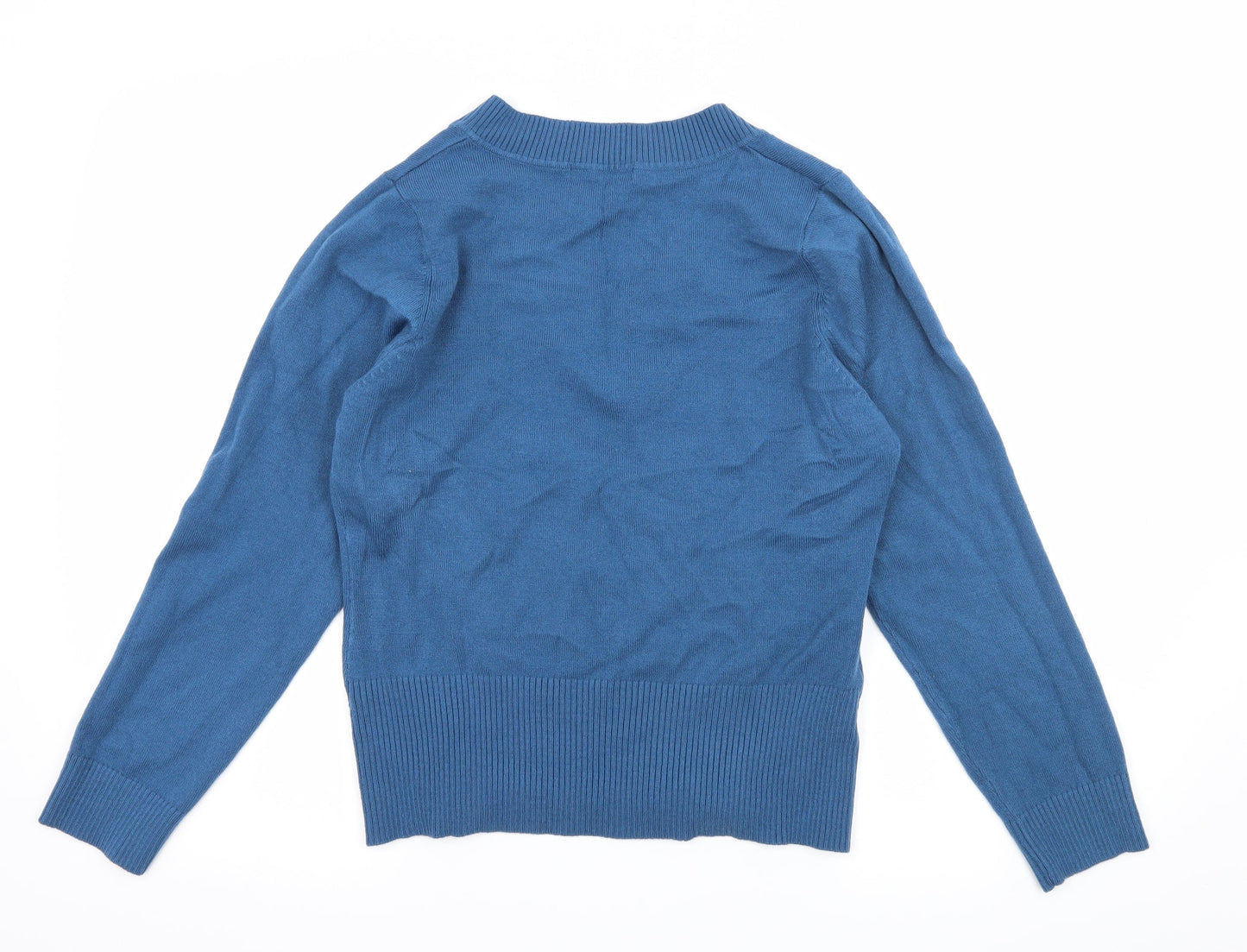 Papaya Womens Blue  Knit Pullover Jumper Size 18