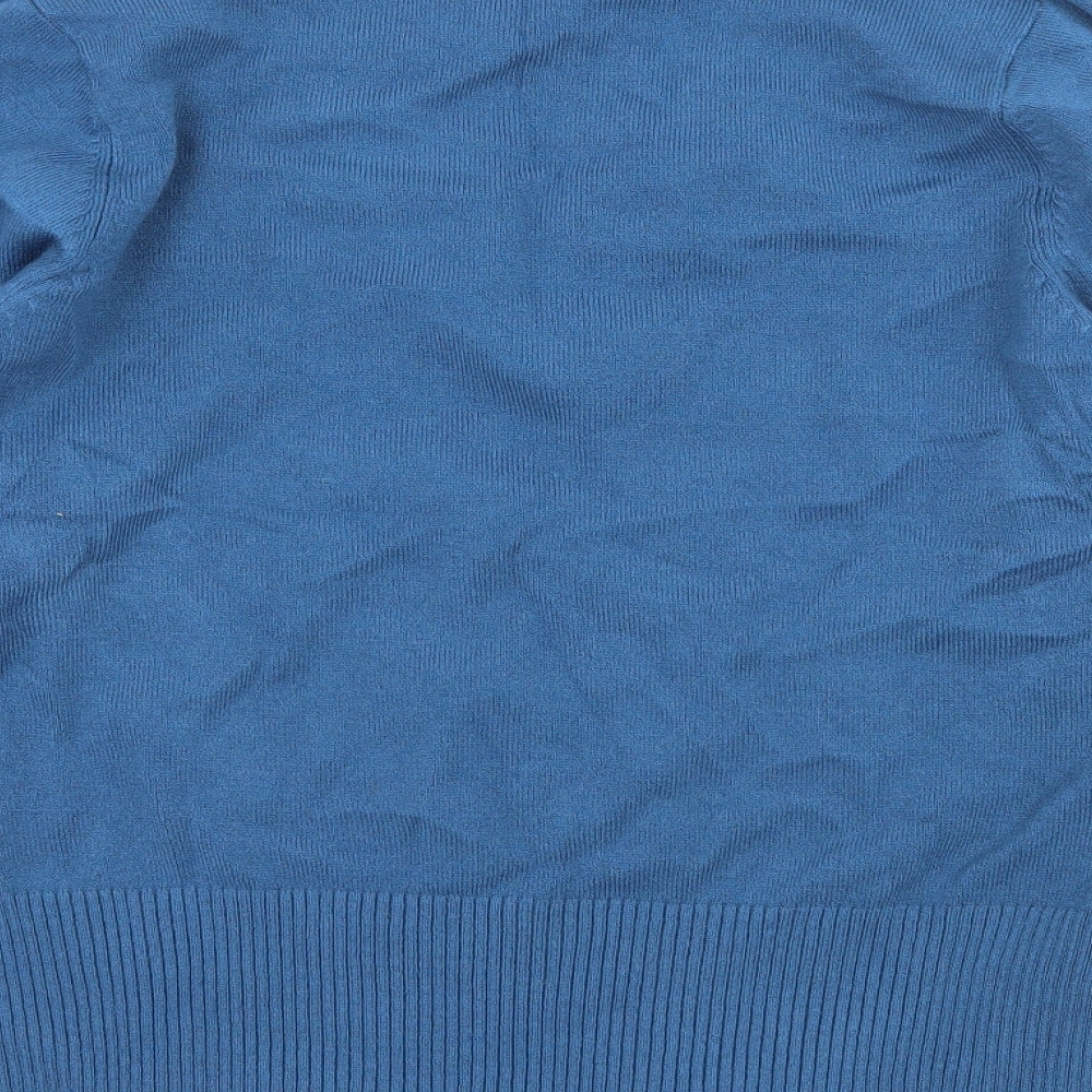 Papaya Womens Blue  Knit Pullover Jumper Size 18