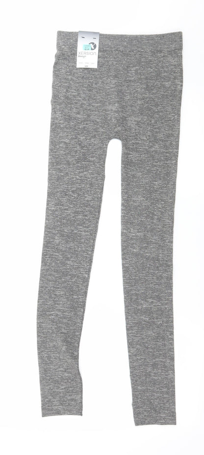 Preloved Xersion Womens Grey  Jersey Capri Leggings Size S L27 in - Front