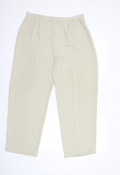 Preloved Wallis Womens Beige   Trousers  Size 34 in L29 in - Front