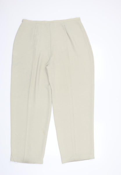 Preloved Wallis Womens Beige   Trousers  Size 34 in L29 in - Back