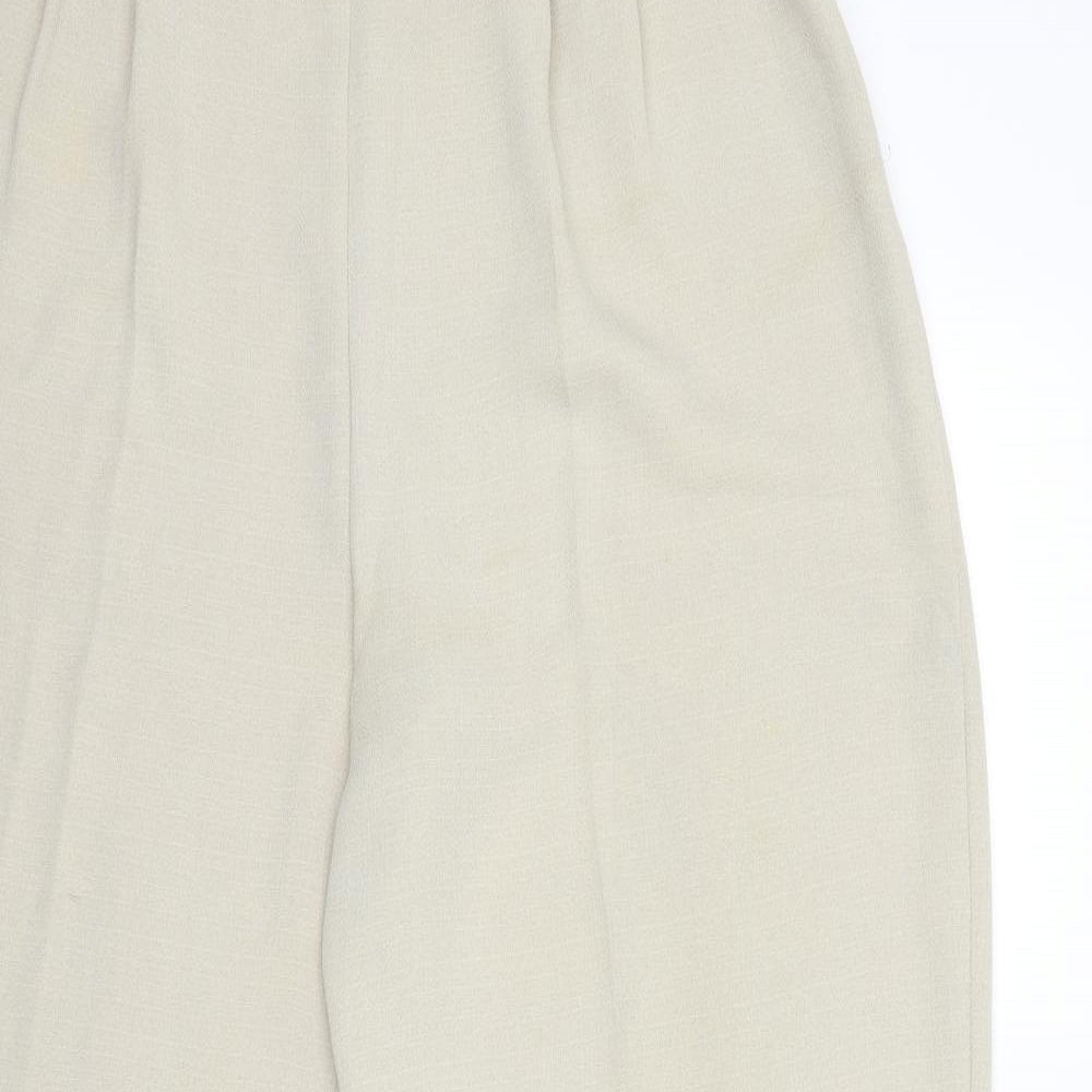 Wallis Womens Beige   Trousers  Size 34 in L29 in