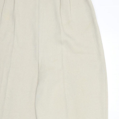 Preloved Wallis Womens Beige   Trousers  Size 34 in L29 in - Detail