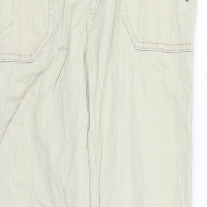 Preloved EDC Womens Beige   Cargo Trousers Size 14 L31 in - Detail
