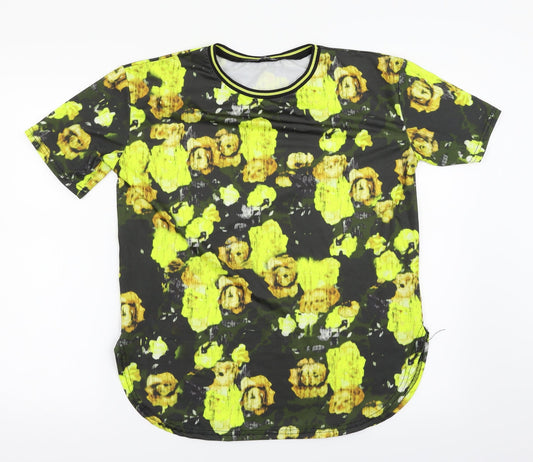 Atmosphere Womens Multicoloured Floral  Basic T-Shirt Size 8