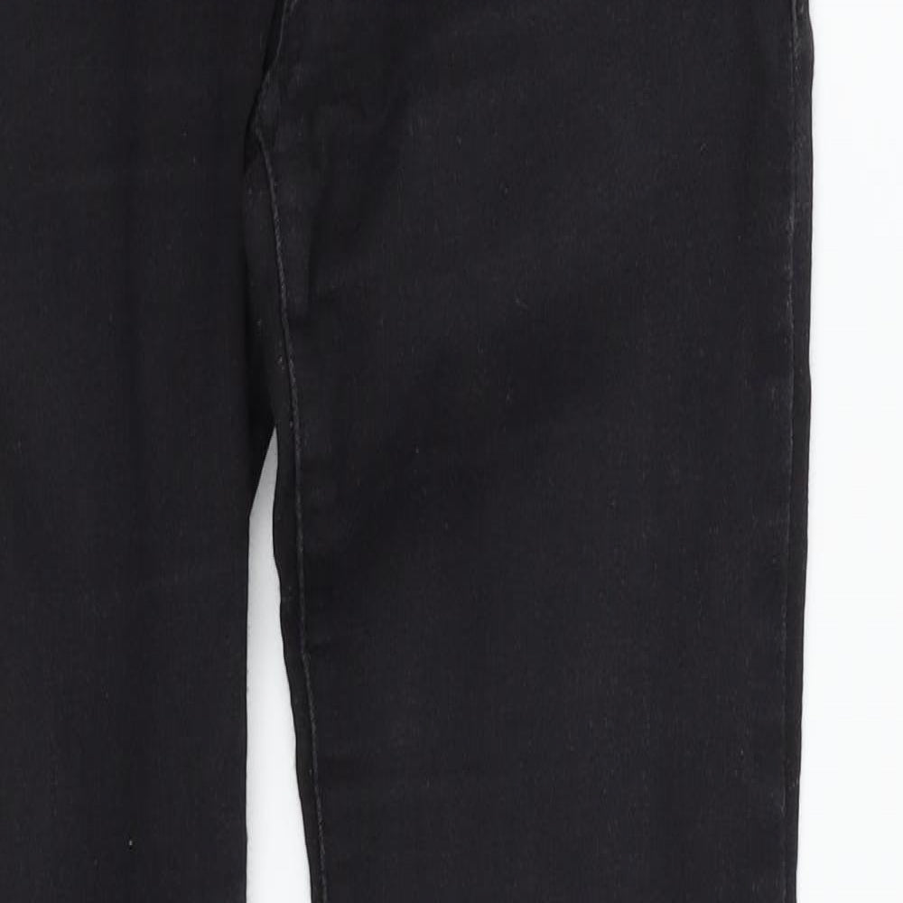 Preworn Womens Black  Denim Skinny Jeans Size 28 in L32 in