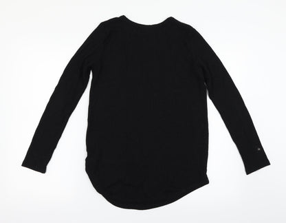 Preloved FOREVER 21 Womens Black   Pullover Jumper Size M - Back