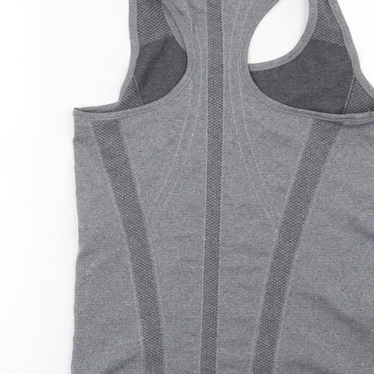 Preloved Workout Womens Grey   Basic T-Shirt Size 10 - Label