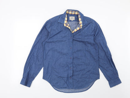 Preloved Preworn Mens Blue    Button-Up Size S - Front